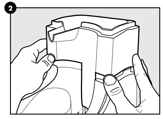 PetSafe PWW00 14402 Drinkwell Mini Pet Fountain - lifting