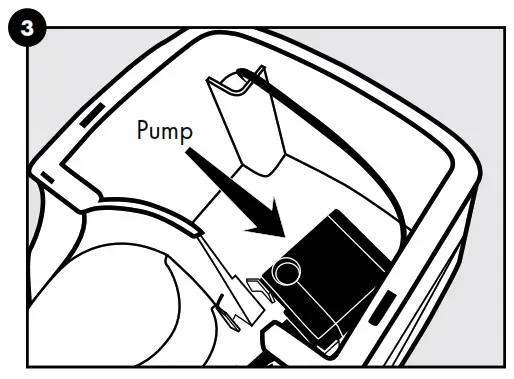 PetSafe PWW00 14402 Drinkwell Mini Pet Fountain - pump