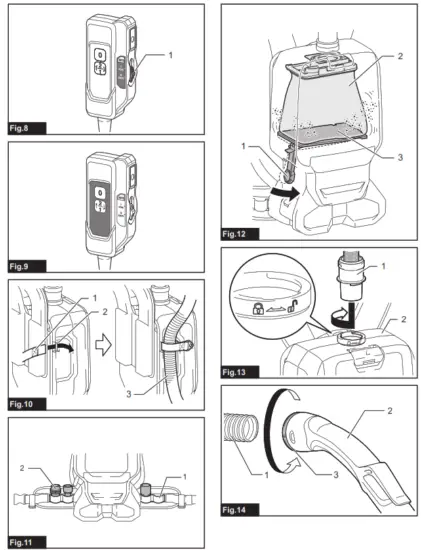 makita DVC665 Cordless Backpack Vacuum Cleaner - fig 12