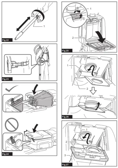 makita DVC665 Cordless Backpack Vacuum Cleaner - fig 4