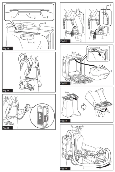 makita DVC665 Cordless Backpack Vacuum Cleaner - fig 5