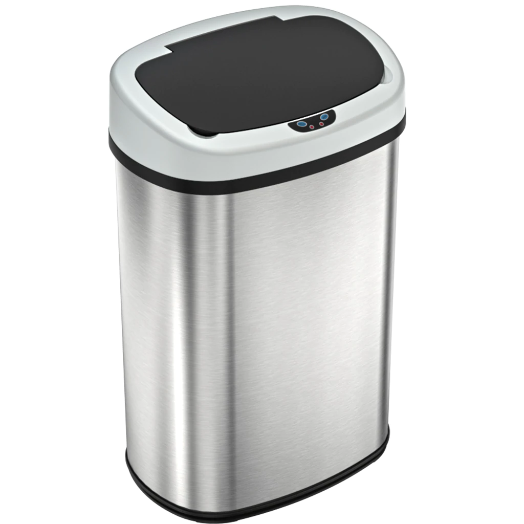 TurboTronics-TT-SB35-Stainless-Steel-Oval-Sensor-Trash-Can-product