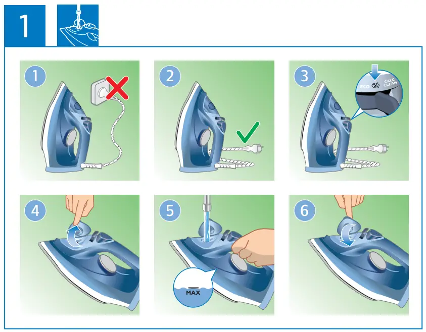 PHILIPS DST3011 Steam Iron - parts 3