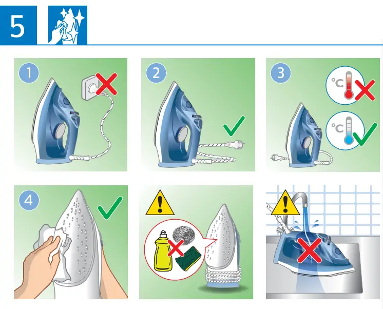 PHILIPS DST3011 Steam Iron - parts 9