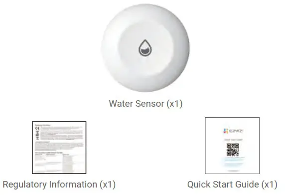 EZVIZ CST10C Water Sensor - Package Contents