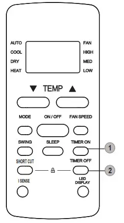 inventor M3GHP290 12 Air Conditioning Systems with Remote Control - remote