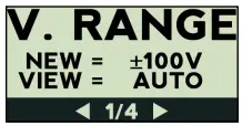V. Range Menu