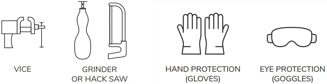 Tedee Euro Adapter for Door Lock - Protection gear