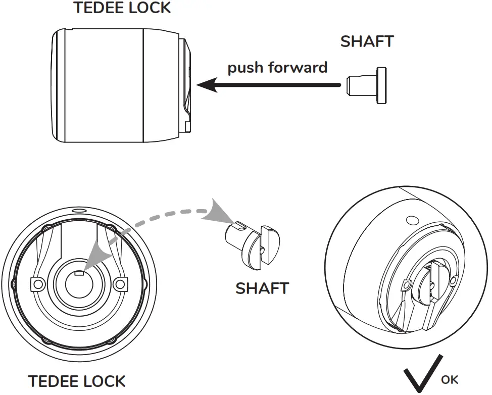 Tedee Euro Adapter for Door Lock - TEDEE LOCK