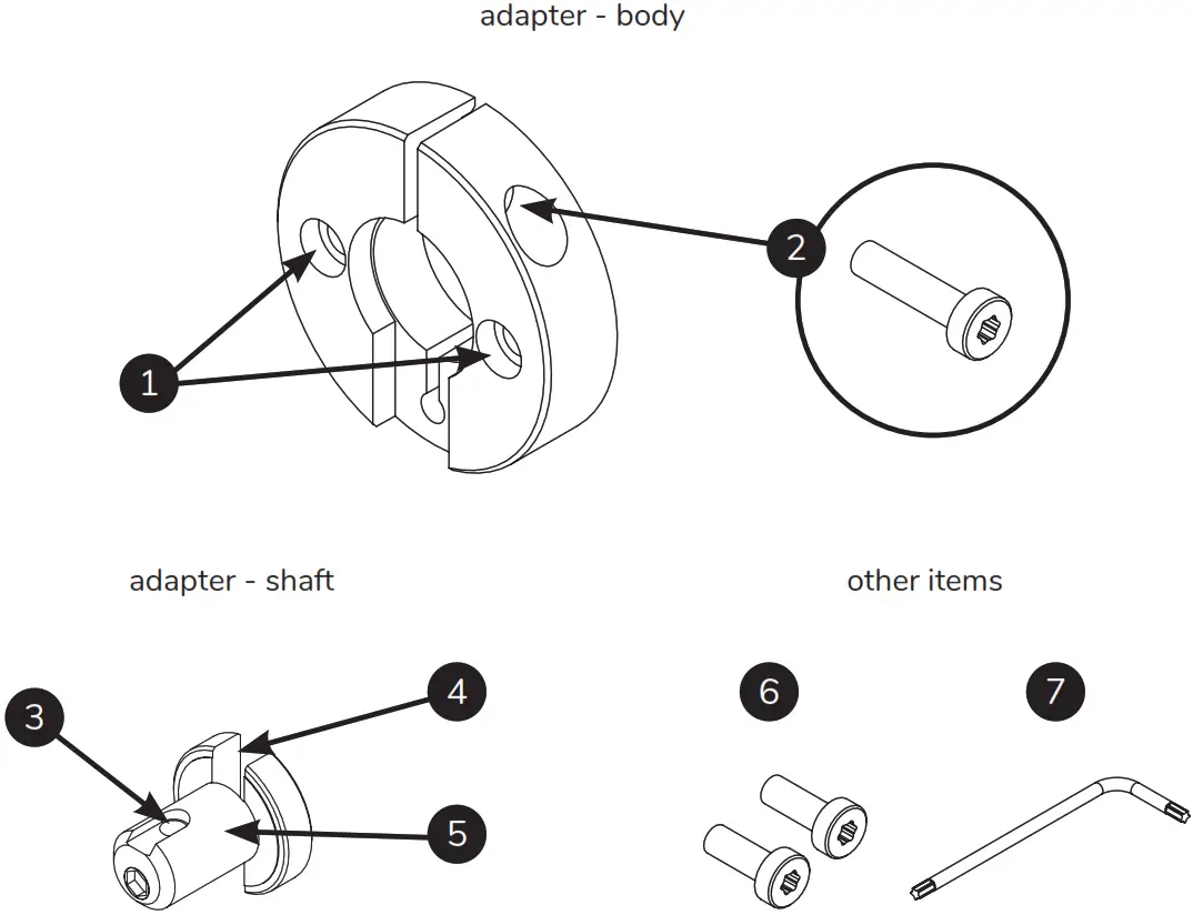 Tedee Euro Adapter for Door Lock - Tedee euro adapter
