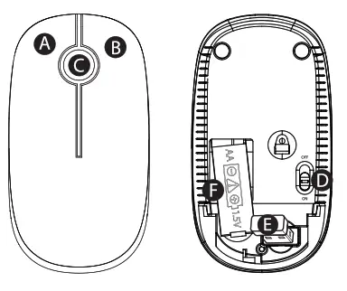 jellycomb MS001 wireless mouse -