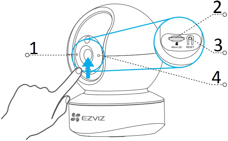 EZVIZ CSC6N1G2 Smart Home Camera Basics