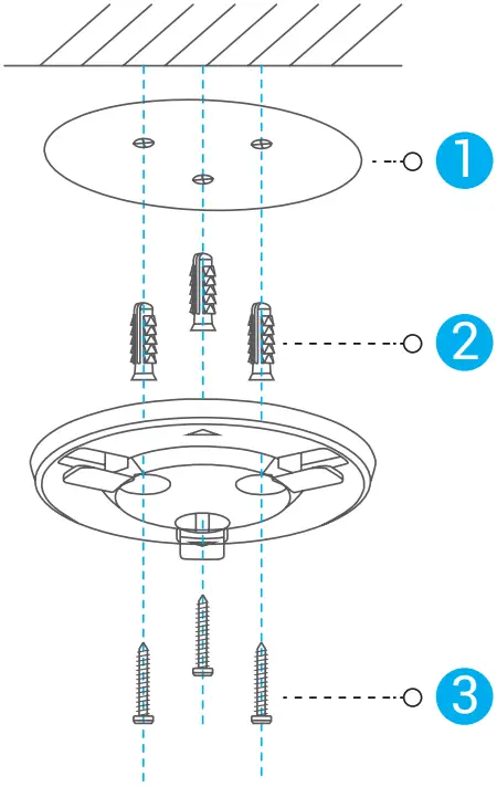 EZVIZ CSC6N1G2 Smart Home Camera Installation 2