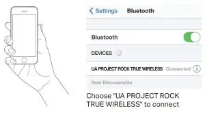 FIG 7 Connect to Bluetooth device