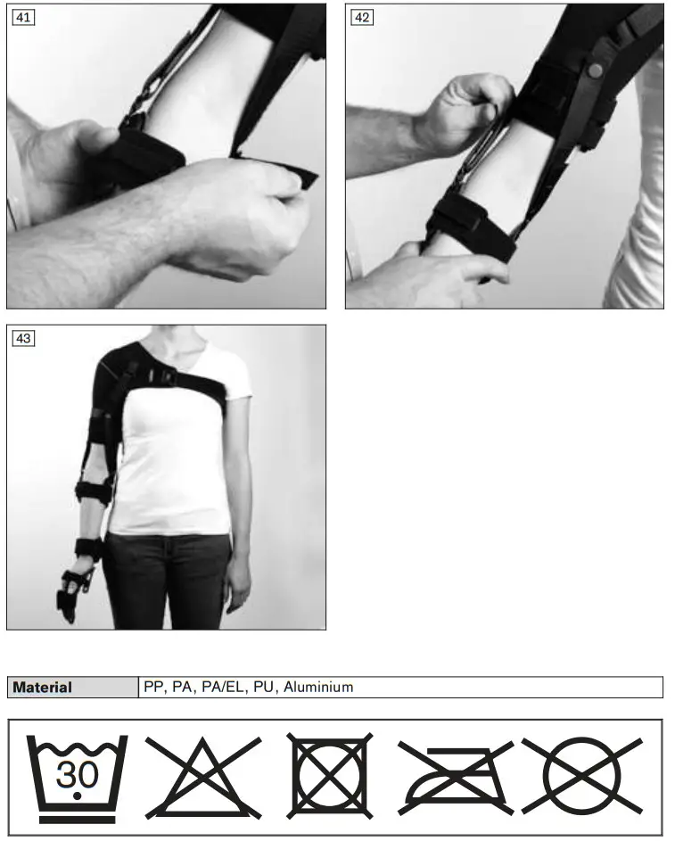 ottobock 28P30 Palmar Splint - figure 8