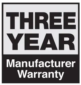 Three year warranty
