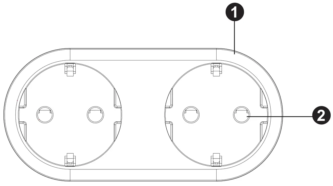 TESLA TSL SPL 2 Smart Dual Plug - Fig
