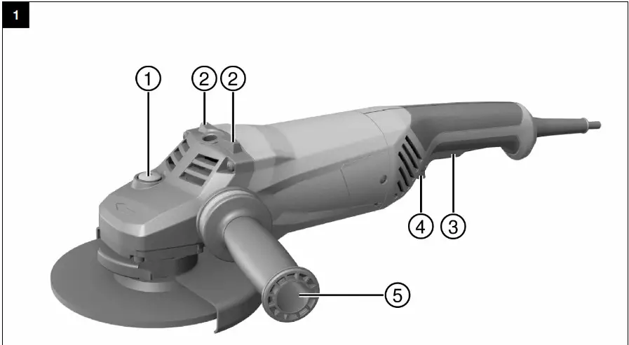 HILTI AG 180 20 Angle Grinder - overview 1