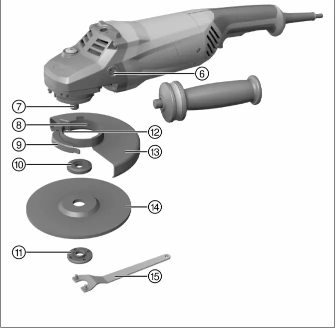 HILTI AG 180 20 Angle Grinder - overview 2