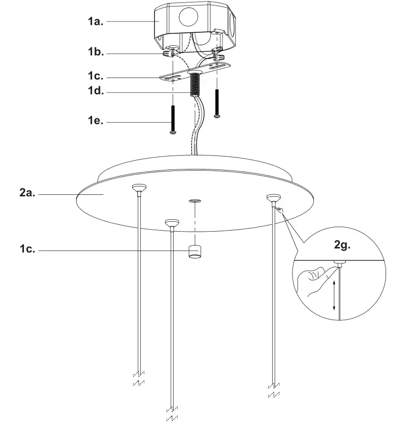KUZCO CNP03AC LED Ceiling Canopy - overview
