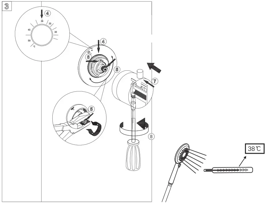 RAVAK X01453 Totem Jet Inox Hydromassage Panel - overview 12