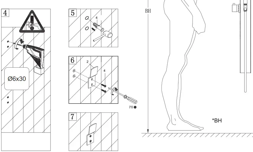 RAVAK X01453 Totem Jet Inox Hydromassage Panel - overview 6