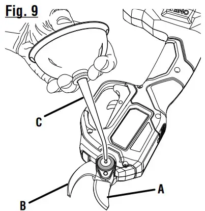 RYOBI P2505 18 VOLT PRUNING SHEAR - Product Overview 10