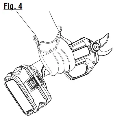 RYOBI P2505 18 VOLT PRUNING SHEAR - Product Overview 4