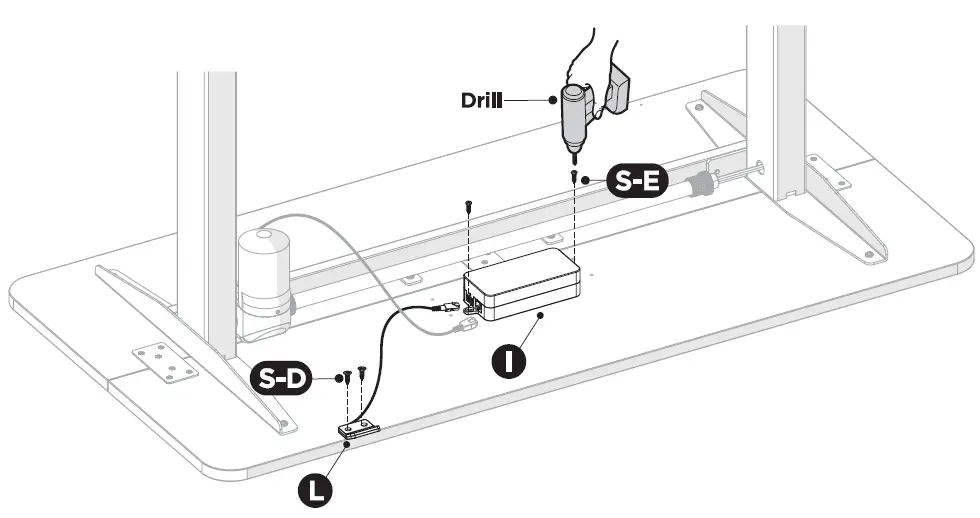 equip 650811 ERGO Electric Sit-Stand Desk Frame fig 11