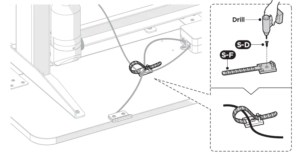 equip 650811 ERGO Electric Sit-Stand Desk Frame fig 13