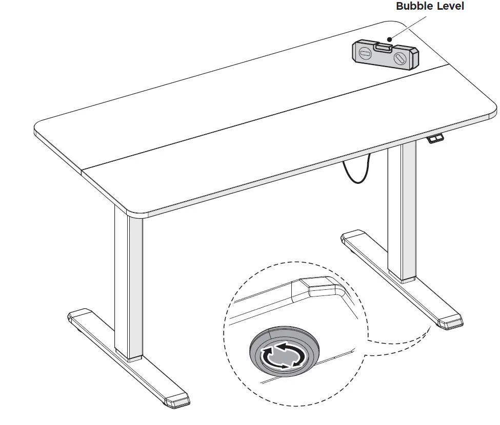equip 650811 ERGO Electric Sit-Stand Desk Frame fig 14