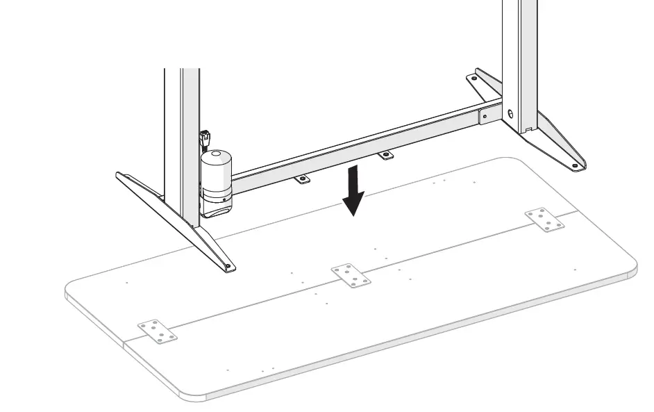 equip 650811 ERGO Electric Sit-Stand Desk Frame fig 8