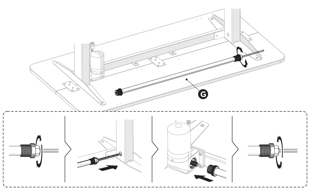 equip 650811 ERGO Electric Sit-Stand Desk Frame fig 9