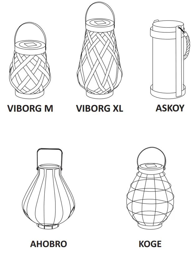 Polux VIBORG M Solar Lantern