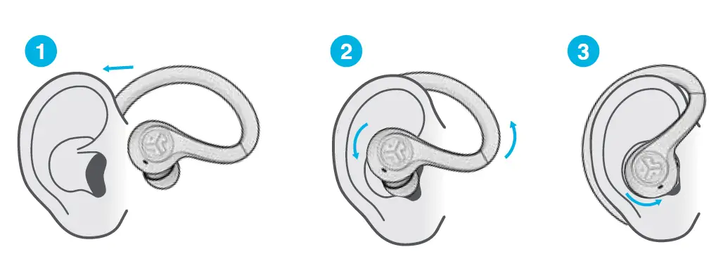 JLAB B07R7DT3JV JBuds Air Sport True Wireless Bluetooth Earbuds FIG 8