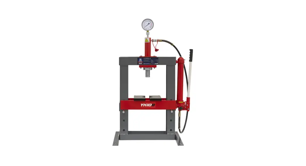 Sealey Yk10b.v4 10tonne Bench Type Hydraulic Press Instructions Sealey Yk10b.v4 10tonne Bench Type Hydraulic Press Instructions