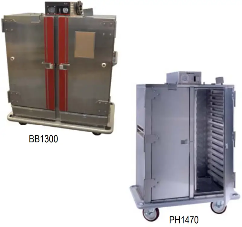 CARTER HOFFMANN BB700 Carts with THL Top Mount Heating System