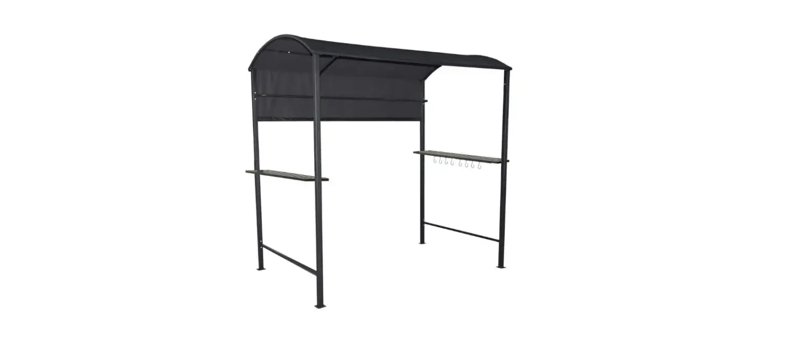 Wateday Pf-ten5054 Dark Gray Outdoor Grill Gazebo Bbq Canopy Instructions
