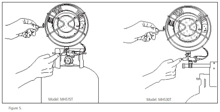 MR HEATER GAS-FIRED INFRA-RED Tank - FIG5