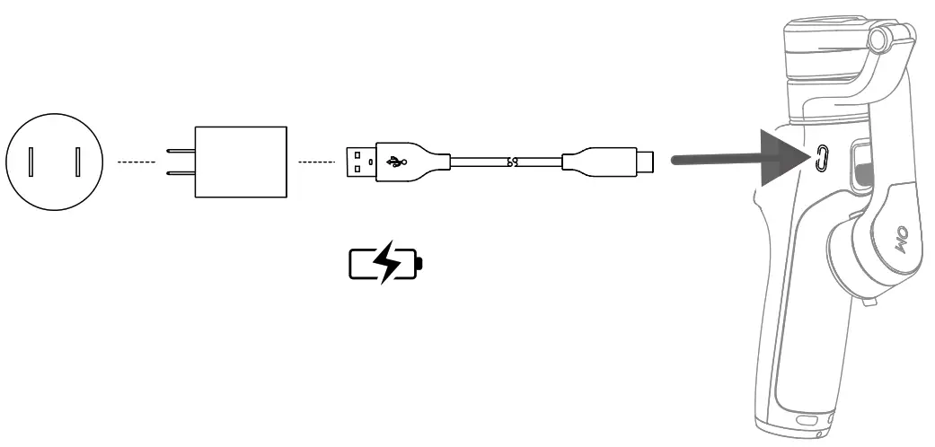 dji OSMO Mobile 6 Gimbal - Charging