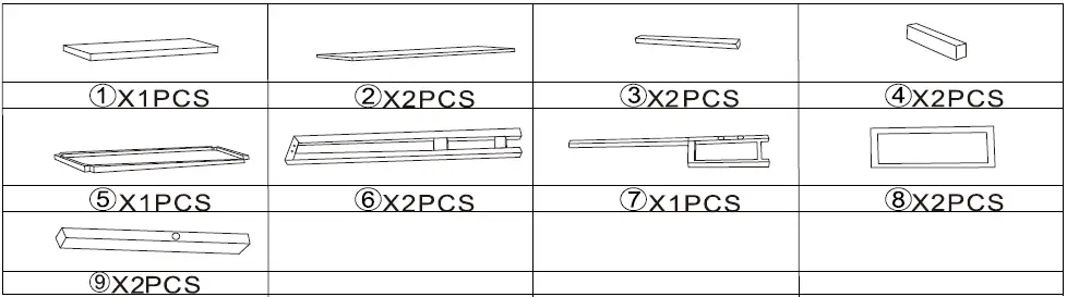 Maincraft-D01-CD045-55.1-in.-Retangular-Brown-MDF-Computer-Desk-fig-2
