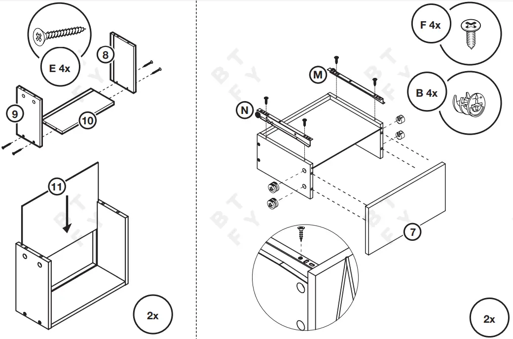 BT FY 4000237 Honeycomb Bedside Table-fig6