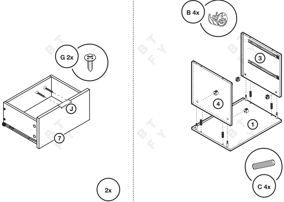 BT FY 4000237 Honeycomb Bedside Table-fig7