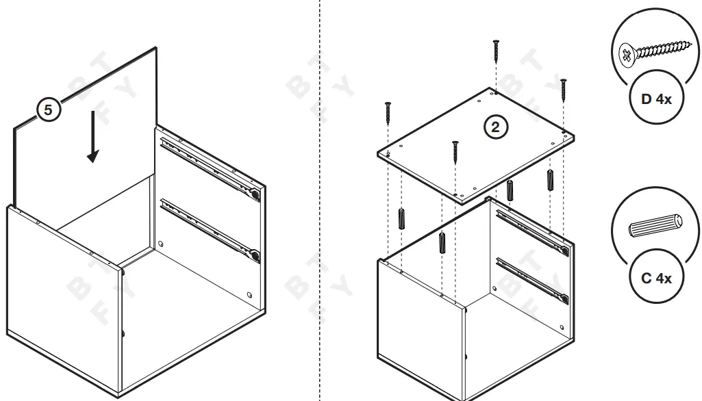 BT FY 4000237 Honeycomb Bedside Table-fig8