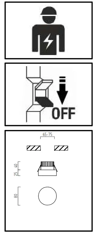 helestra 15 2041 IVA LED Recessed Ceiling Spotlight fig