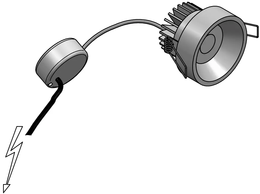 helestra 15 2041 IVA LED Recessed Ceiling Spotlight fig1