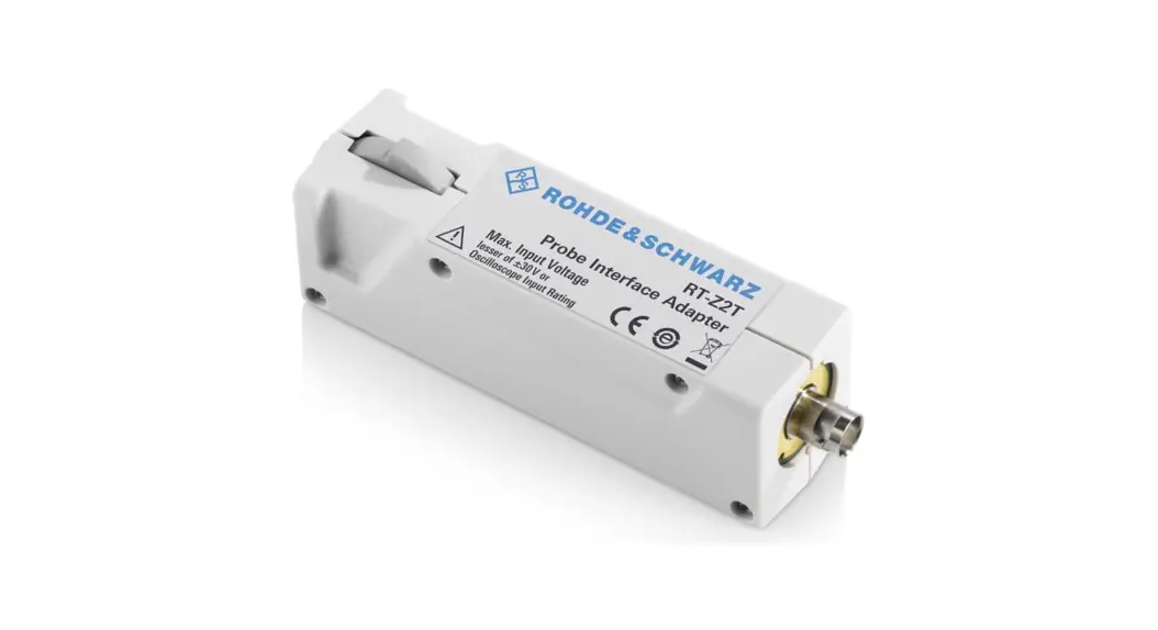 Rohde Schwarz Rt-z2t Probe Interface Adapter Instruction Manual