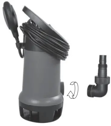 Gude GS 4001 Submersible Pump for Dirty Water-FIG2