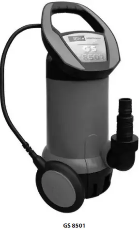 Gude GS 4001 Submersible Pump for Dirty Water-FIG3