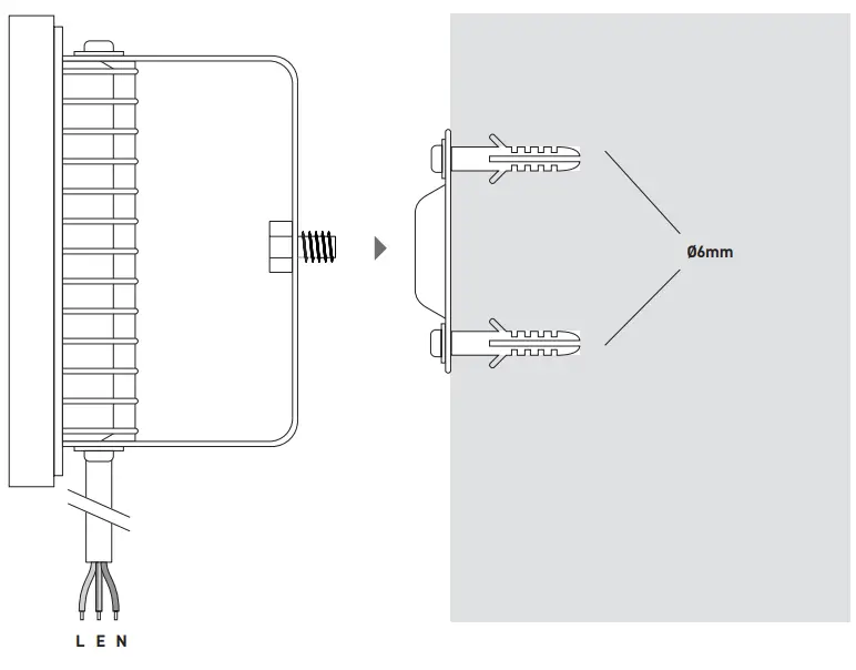 Collingwood FL01 10W LED Residential Floodlight - fig